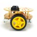 Rangka Robot 2WD Round Chassis