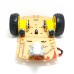 Chassis Rangka Robot 2WD Akrilik