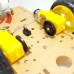 Chassis Rangka Robot 2WD Akrilik