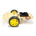 Chassis Rangka Robot 2WD Akrilik