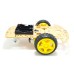 Chassis Rangka Robot 2WD Akrilik