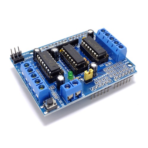 Motor Shield L298D untuk Arduino Uno