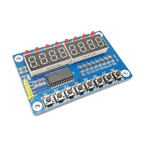 Modul 7 Segment dan Button TM1638