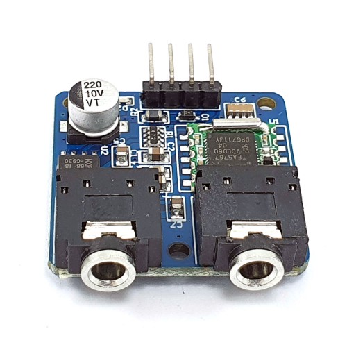 Modul Radio FM TEA5767 dengan Amplifier dan Antena untuk Arduino