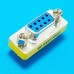 Konektor DB9 Male Female Adapter Gender Changer Konektor DB9 Male Female Adapter Gender Changer