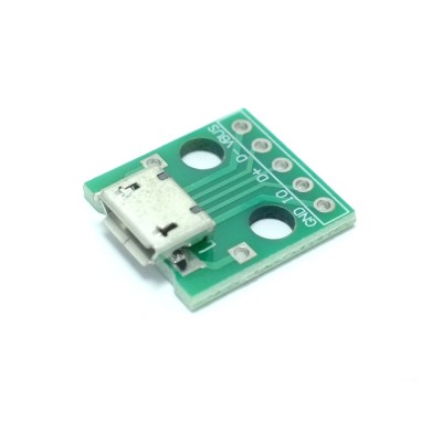 Micro USB to DIP PCB Adapter Breakout