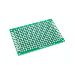 PCB Lubang Dua Layer 4 x 6 cm