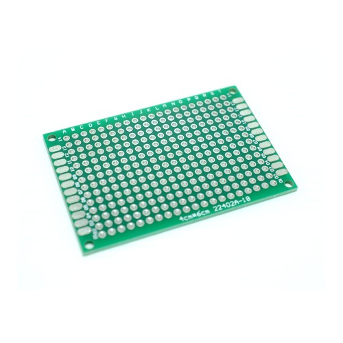 PCB Lubang Dua Layer 4 x 6 cm