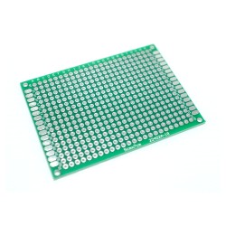 PCB Lubang Dua Layer 5 x 7 cm