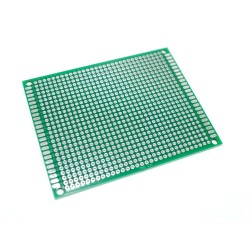 PCB Lubang Dua Layer 7 x 9 cm