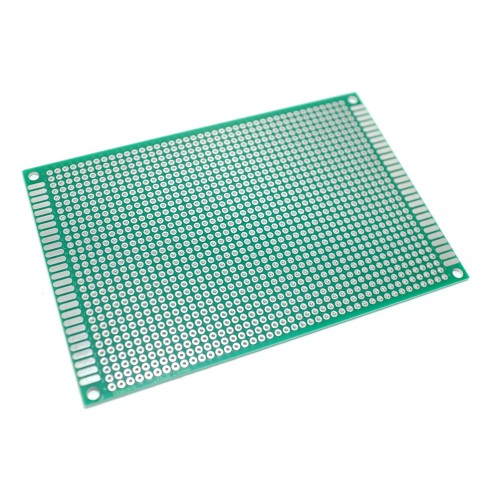 PCB Lubang Dua Layer 8 x 12 cm