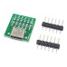 USB Type C Female DIP PCB Adapter