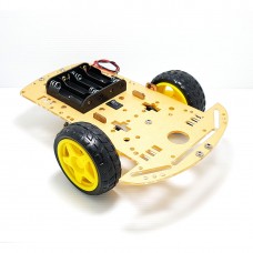 Chassis Rangka Robot 2WD Akrilik