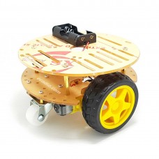 Rangka Robot 2WD Round Chassis