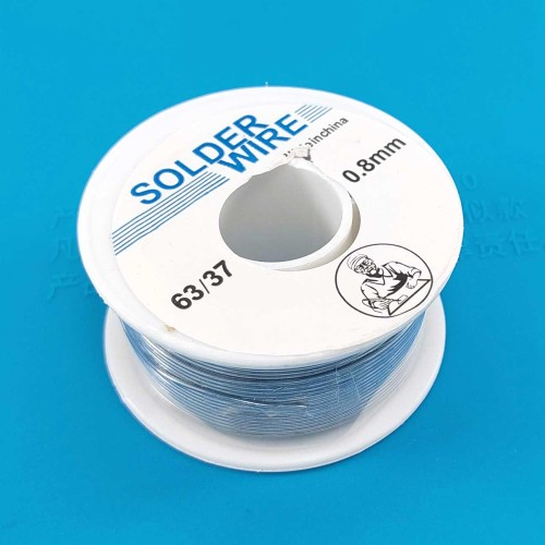 Timah Solder Gulung 0.8 mm 63/37 100 gram